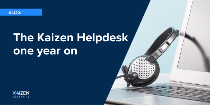 The Kaizen Helpdesk one year on