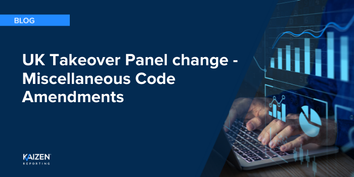 UK Takeover Panel change: Miscellaneous Code Amendments