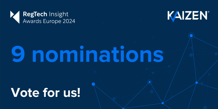 Vote for us in the Regtech Insight Awards Europe 2024